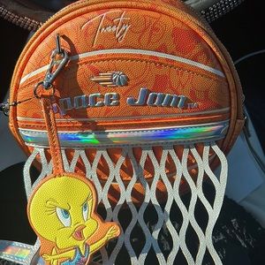 Danielle Nicole Space Jam: A New Legacy Tweety Basketball Crossbody Bag